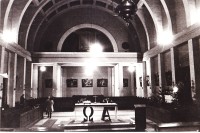Historická fotografie - pohled od oltáře