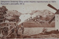 Kresba z počátku 20. století - obležení roku 1807