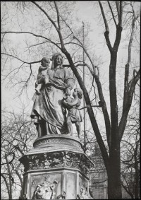 James Fountain na Union Square v New Yorku, historická fotografie