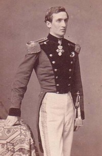 Johann II z Lichtensteinu v roce 1858 (osmnáctiletý)