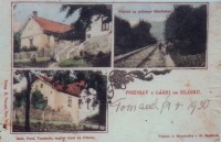 Historická pohlednice odeslaná v roce 1930