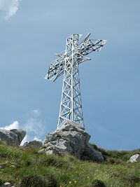 Wielki Giewont - kříž na vrcholu