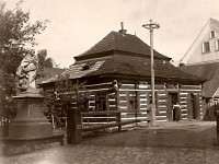 Gernatův dům na historické fotografii