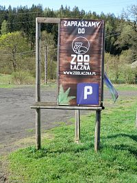 Označení parkoviště u ZOO farmy