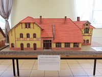 Model nádražní budovy (Świdnica Przedmieście).
