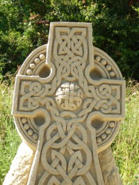 Keltský kříž, detail