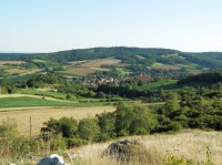 Pohled na vesnici Falkenstein