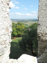 Pohled z okna paláce
