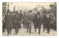 T. G. Masaryk v ulicích města Semily
