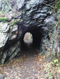 Pohled na tunel ve směru od Bítouchova