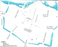 Mapka rozmístění krasnoludků - doporučená trasa