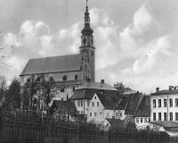 Historická fotografie kostela