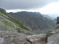 Pohled na Hrubý vrch, Furkotský štít, Veľké a Predné Solisko