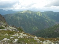 Vyšná priehyba - pohled do Kôprové doliny