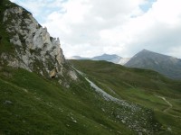 Pohled z lanovky na Goldberggruppe