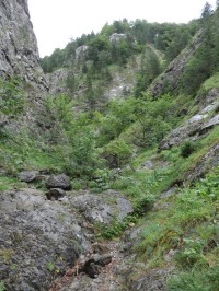 Divoká horní část Prosiecké doliny