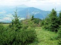 Pohled z Babek na Chočské vrchy