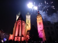 První den spolu – novoroční ohňostroj v Hradci Králové