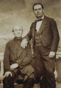 Antonín Knahl se synem Janem Křtitelem