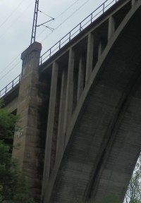 Jelenia Góra – železniční most přes řeku Bóbr