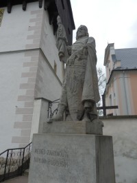 Hronov - socha svatého Václava
