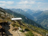 Pohled do údolí Gasteinu, v dáli třítisícovky na hranicích s Korutany
