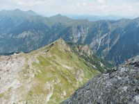 Pohled zpět na Hüttenkogel