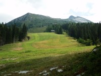 Hüttenkogel a Graukogel ze sjezdovky