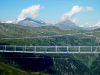 Nejvýše položený visutý most v Evropě
