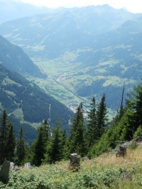 Pohled do údolí Gasteinu