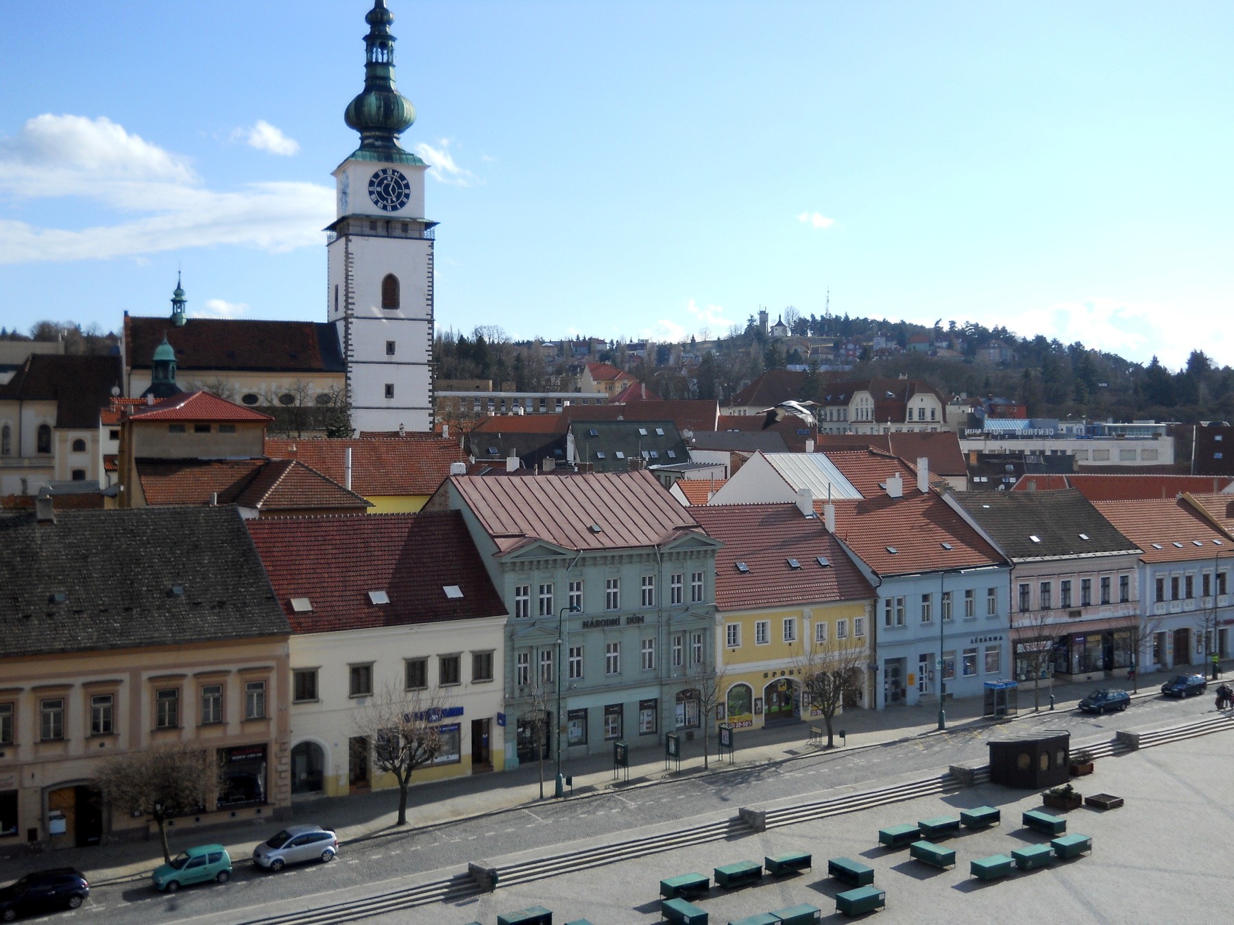 Fotogalerie Třebíč historický střed města Karlovo náměstí č