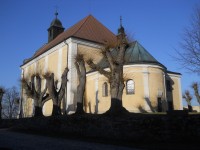 Kostelní Vydří - poutní kostel Panny Marie Karmelské