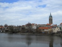 Telč přes Úlický rybník