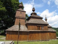 Bodružal – dřevěný řeckokatolický kostel svatého Mikuláše