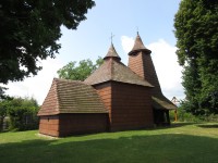 Tročany - dřevěný řeckokatolický kostel sv. Štěpána Evangelisty