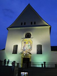 Dolní náměstí - kostel Zvěstování Panny Marie