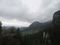 Výhled od zámku Neuschwanstein
