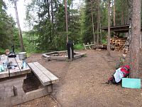 Národní park Oulanka - 2. tábořiště