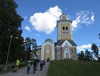 Finsko - Kerimäki,  největší dřevěný kostel na světě