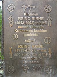 Z poslední naučné stezky - památník finskému spisovateli
