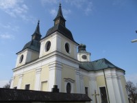 Zvole (okres Žďár nad Sázavou)  a kostel od Jana Blažeje Santiniho