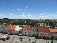 Pohled z věže na náměstí