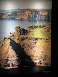 Foto v infocentru Cliffs of Moher 