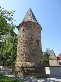 Věž Okrouhlice - součást městského opevnění