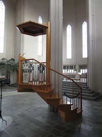 Farní luteránský kostel Hallgrímskirkja