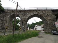 Železniční viadukt nad Pivovarským potokem
