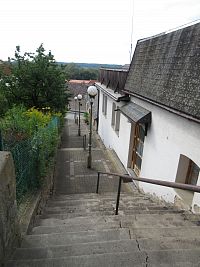 Častolovice - schody od kostela sv. Víta