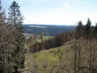 Výhledy z Branišovského vrchu na východ