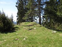 Branišovský vrch - zbytky po observatoři