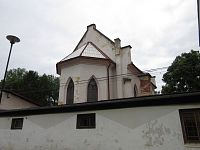 Vidnava - Klášterní ulice - pohled na klášterní kostel